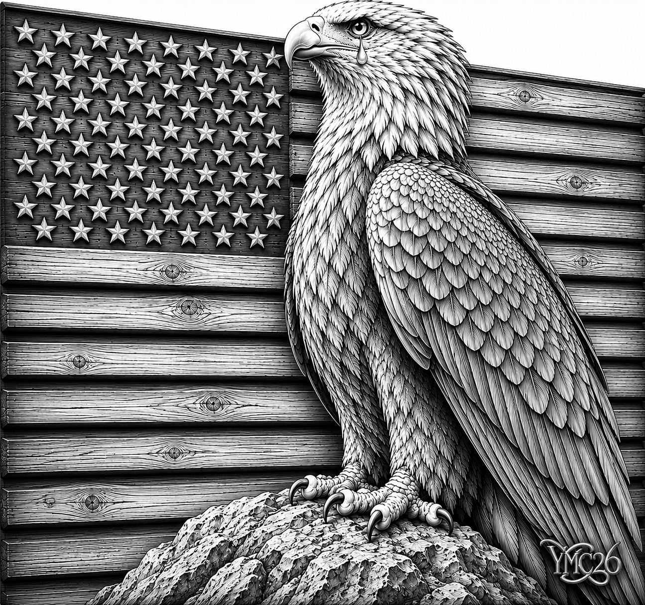 Eagle & Flag