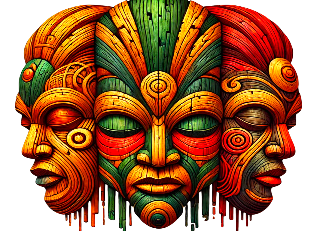 Three Masks